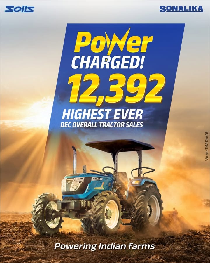 Delivering seamless DUM through our heavy duty tractors has strengthened farmer trust, driving Sonalika to its highest ever ...