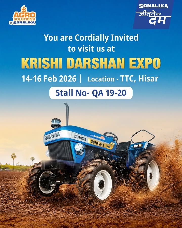 Get ready to experience the future of farming with Sonalika India s No