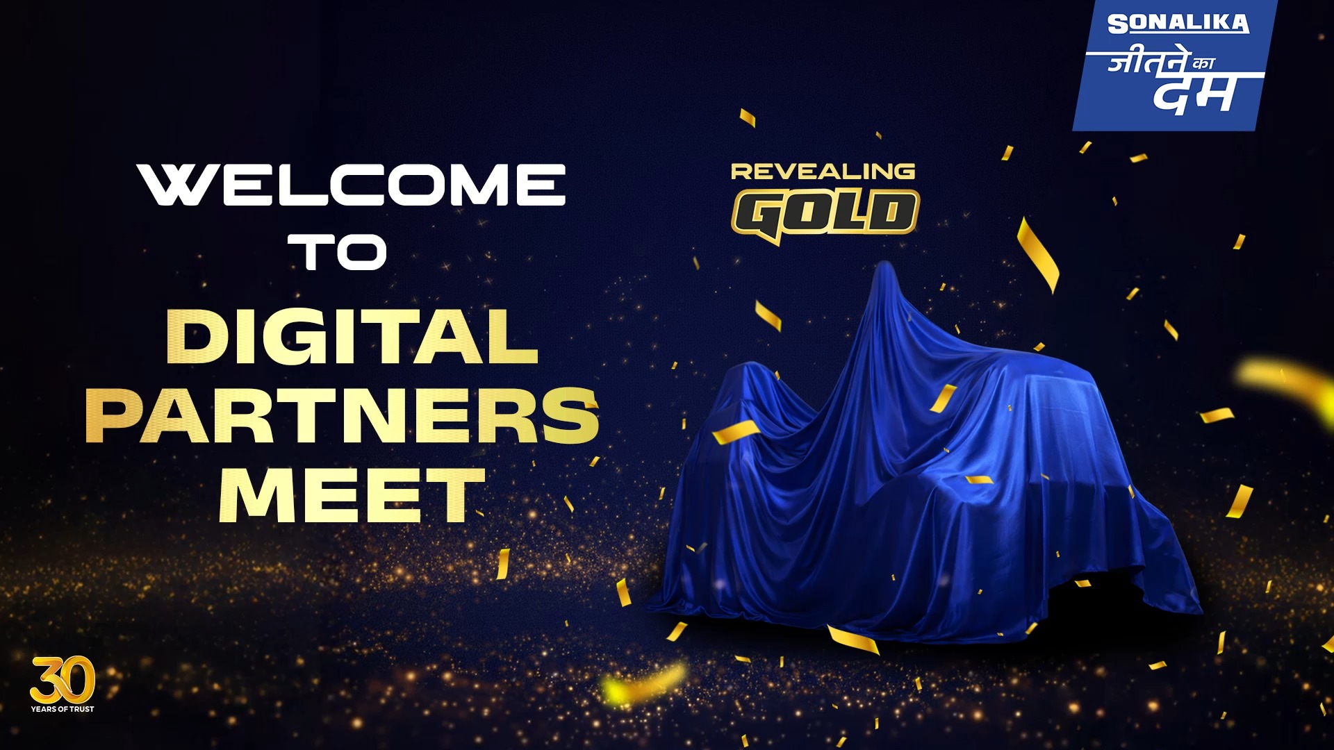 Celebrating 30 glorious years with Jeetne Ka Dum, Sonalika Tractors hosted a grand Digital Partners Meet at its worlds No...