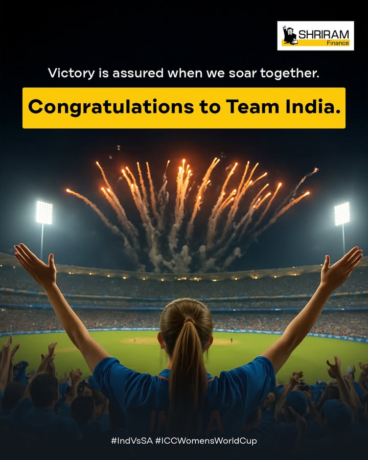 Team India and victory soar together Congratulations to all Indians on this proud moment ICCWomensWordCup...