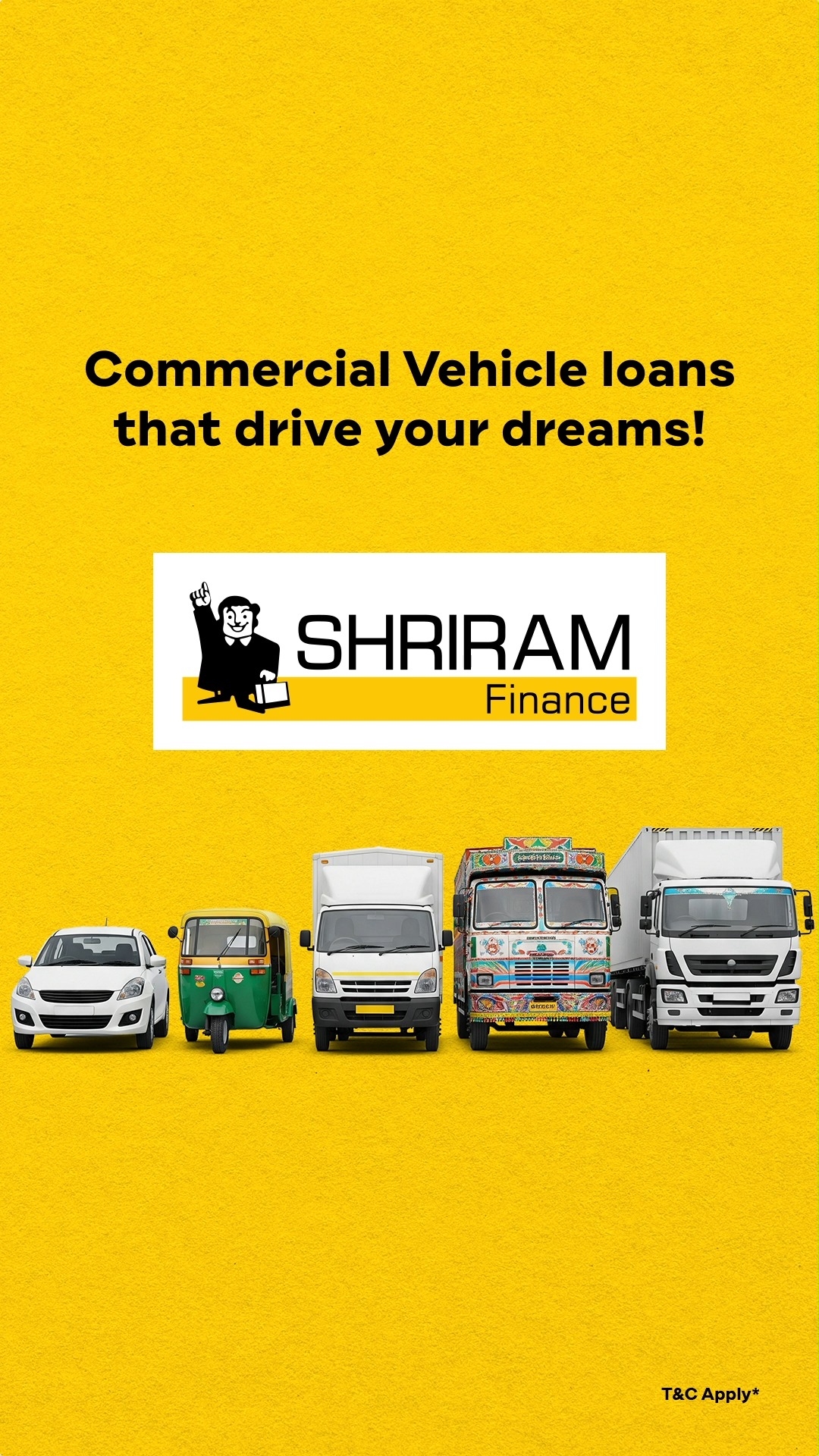 Every goal becomes achievable when we move forward together. TogetherWeSoar ShriramFinance