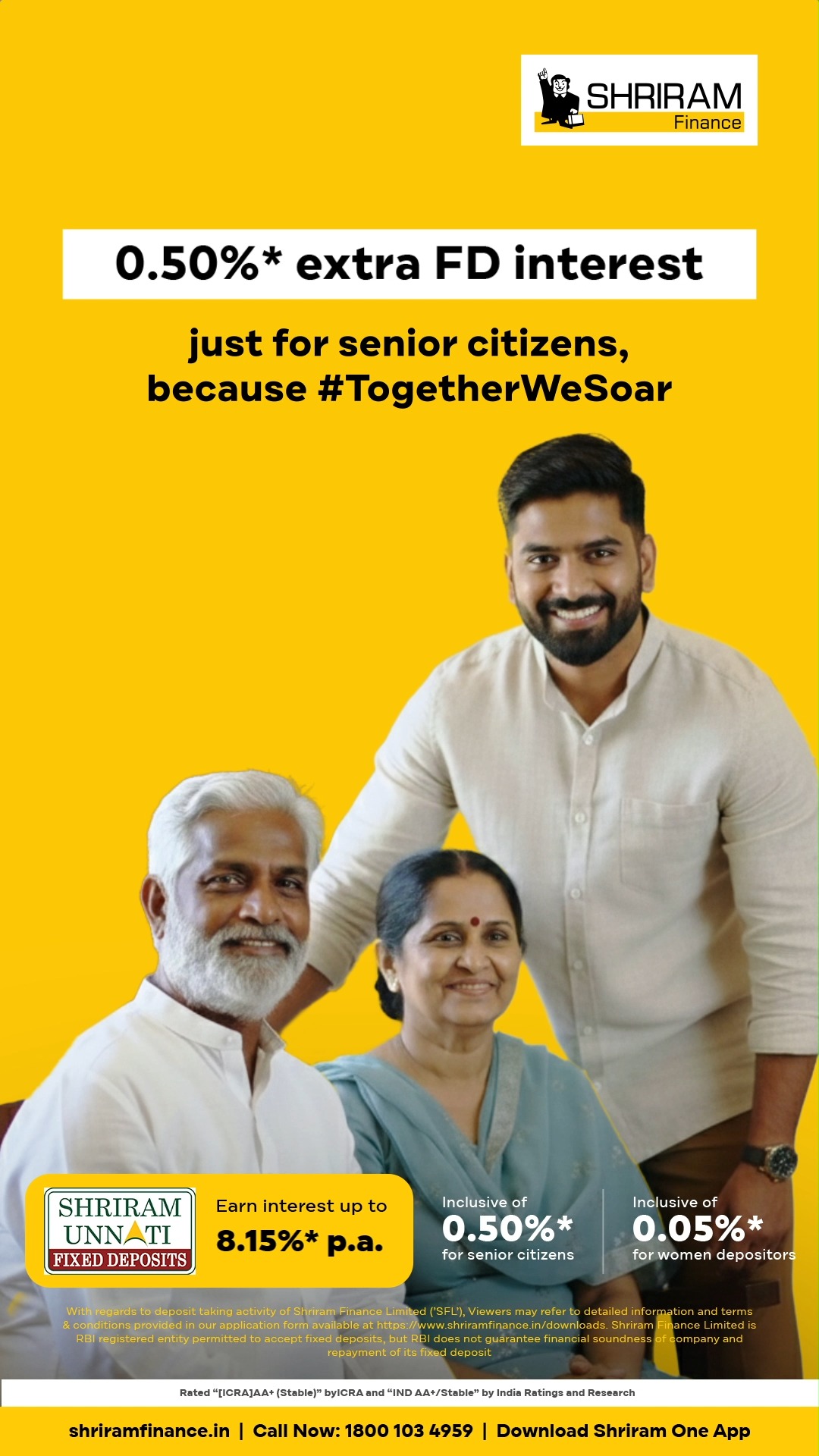 Just for the ones who deserve the extraordinary Choose Fixed Deposits with interest rates up to 8.15 p.a