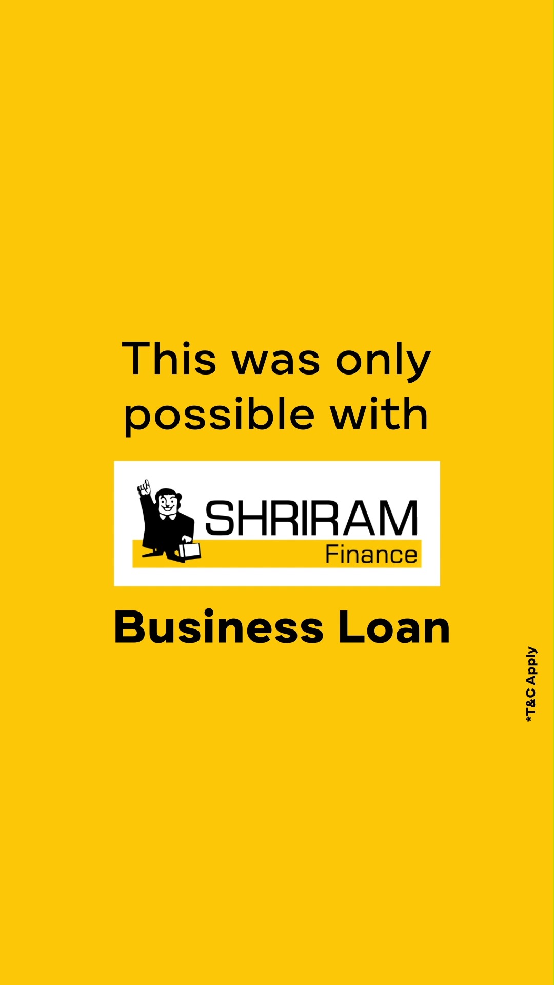 As your goals move forward, we move right alongside you. BusinessLoan TogetherWeSoar ShriramFinance