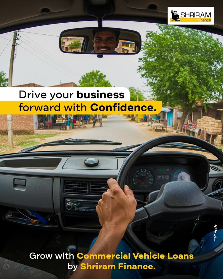 All it takes is a vision for success. CommercialVehicleLoan TogetherWeSoar ShriramFinance