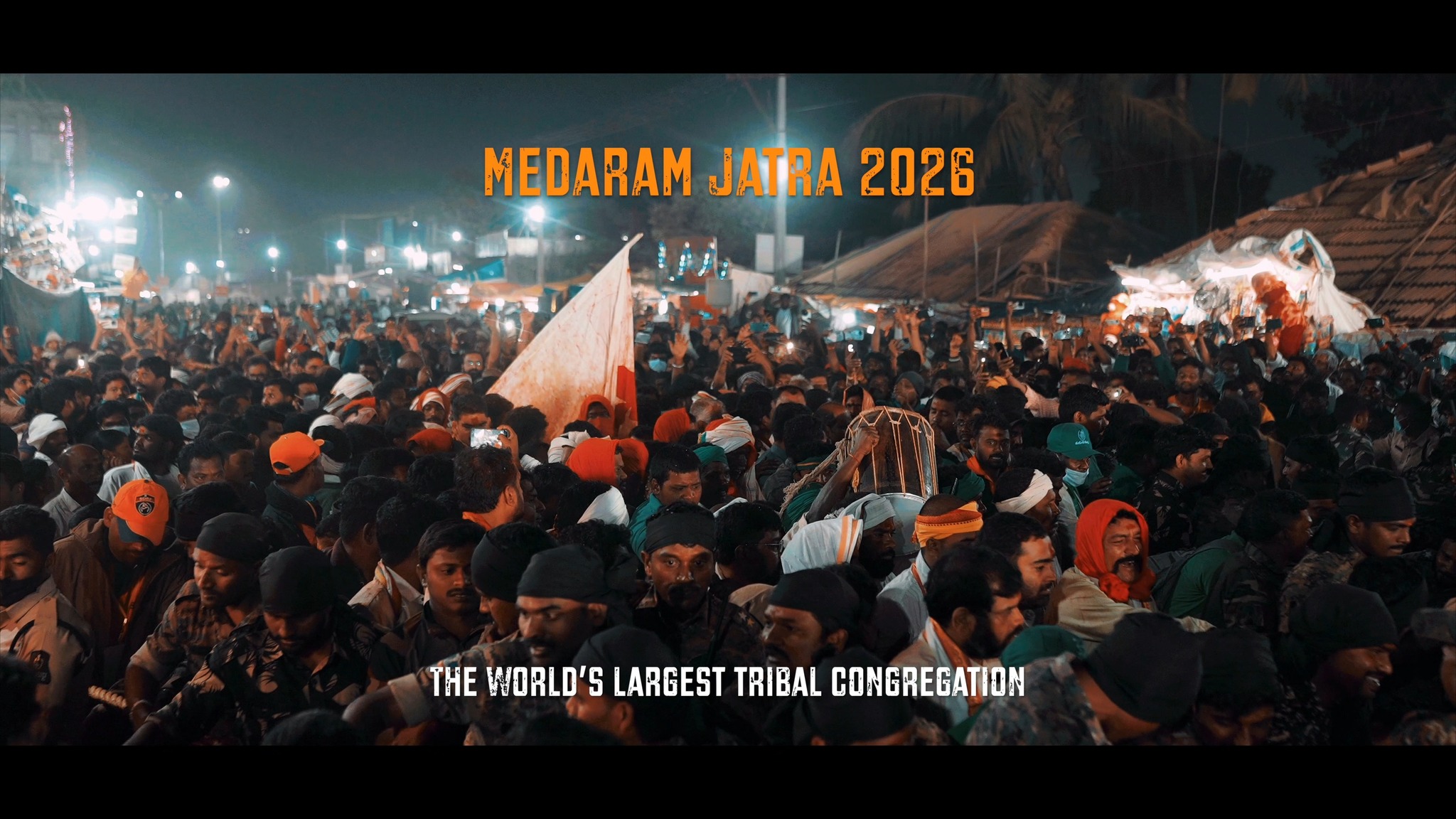 Lighting the sky with stories of people and progress Shriram Finance presents a stunning drone show at Medaram Jatra ...