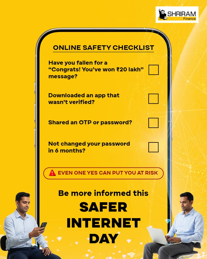 Even one careless click can put your digital safety at risk. Choose awareness this Safer Internet Day