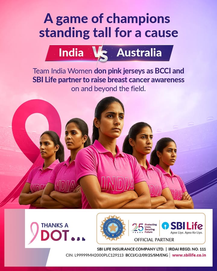 Together, lets cheer for India Women Vs Australia Women and the cause they play for