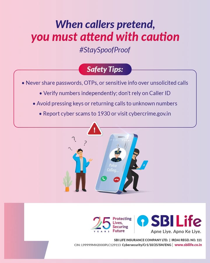 When your phone rings, it might not be as friendly as it seems. Fraudsters are spoofing official numbers to trick NRIs and non customers into revealing personal information or following instructions to alternate lines When your phone rings, it might not be as friendly as it seems