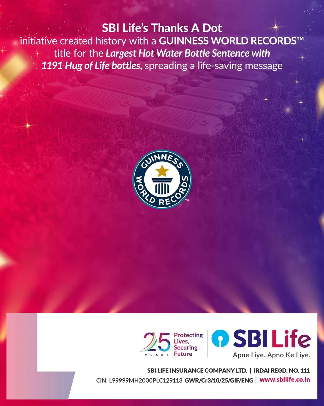 A milestone written in history, a message delivered for the future