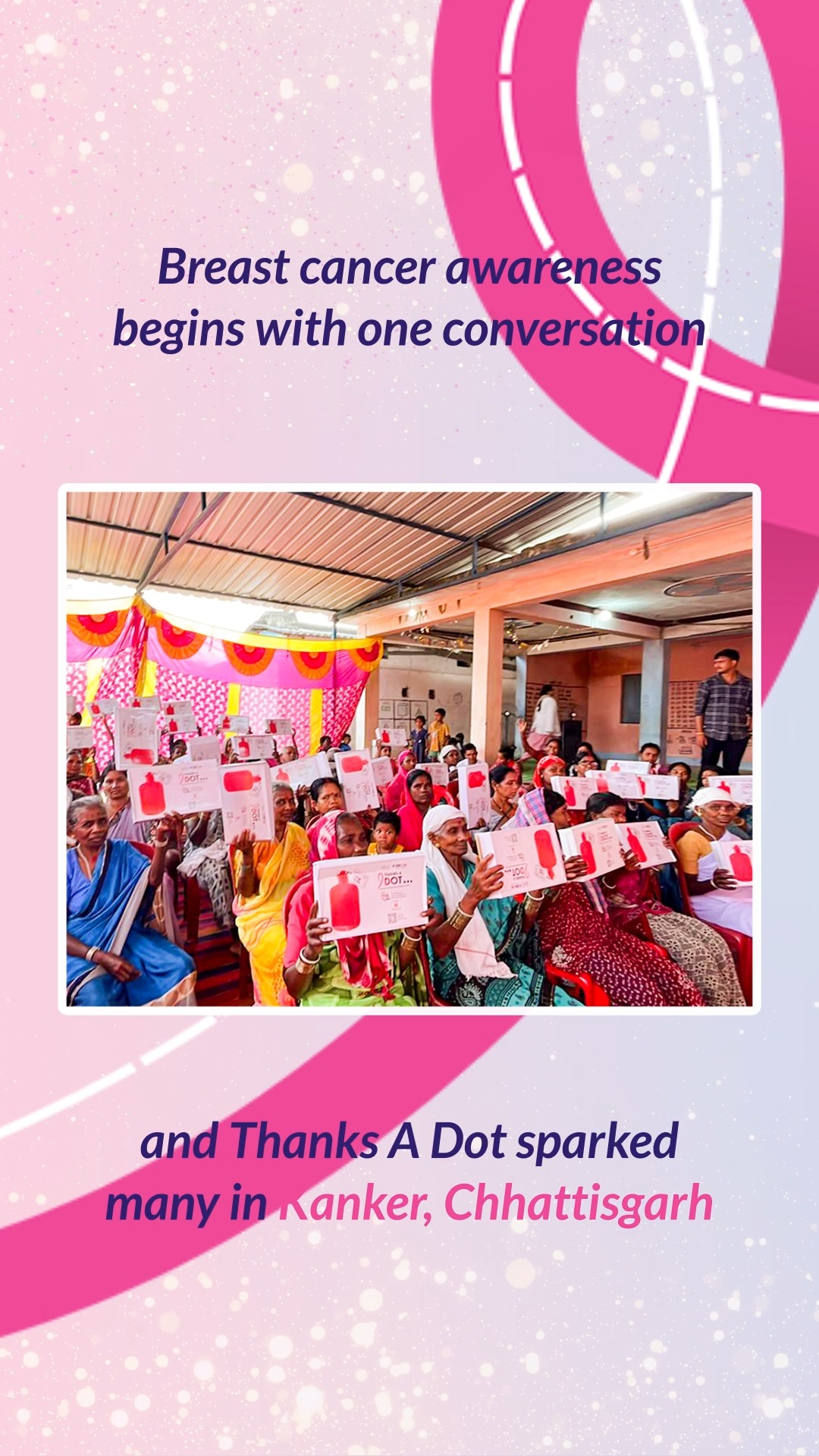 Thanks A Dot, in association with Pradan, delivered 800 kits to women in Kanker, Chhattisgarh, empowering them by normalizin...
