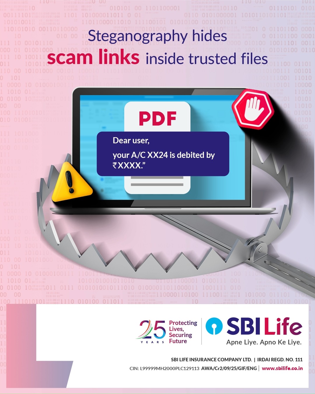 Not every file is what it seems. With steganography, even innocent files can carry hidden risks. Stay alert. Stay protected