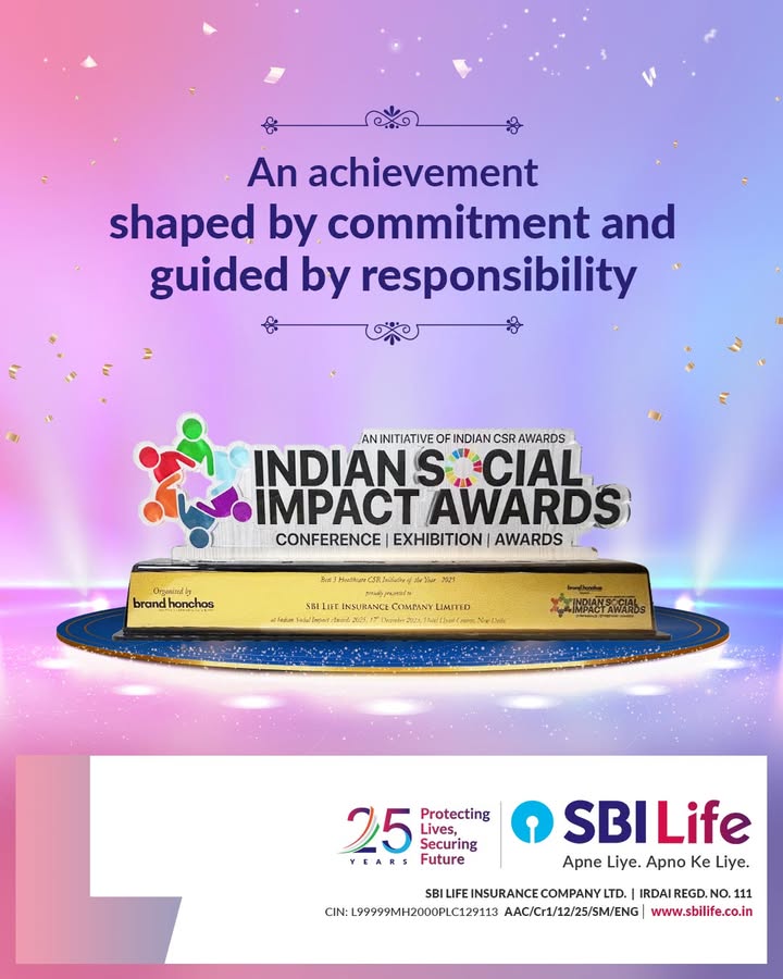 We are humbled to be recognised at the Indian Social Impact Awards 2025 with the Best 3 Healthcare CSR Initiative of the Yea...
