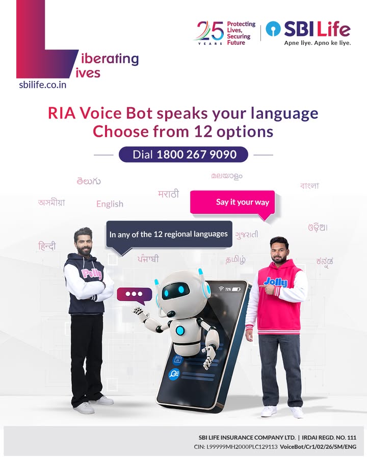 Multilingual by design. Seamless by default. RIA, our voicebot, assists you instantly in your preferred language