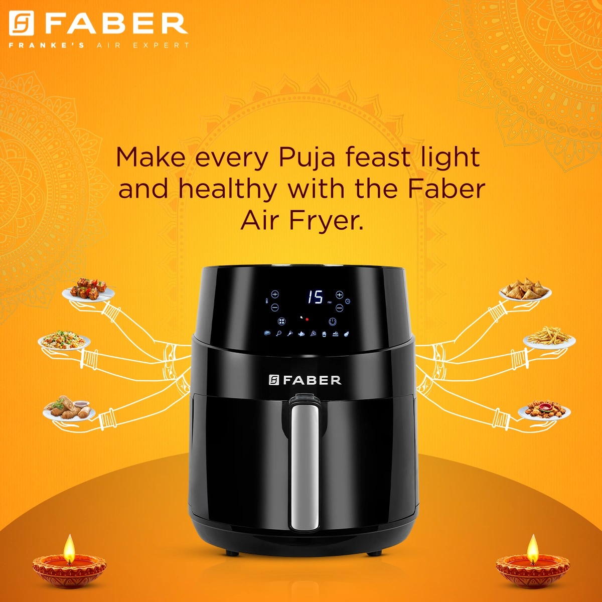 This Durga Puja, let Faber add ease and style to your festive feasts. Wishing you happiness and harmony HappyDurgaPuja