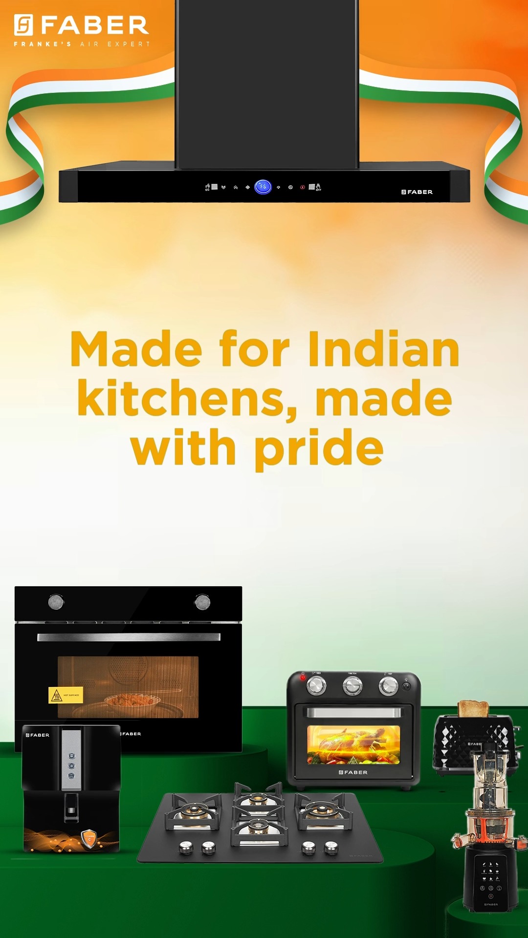 This Republic Day, celebrate the spirit of freedom with a kitchen that lets you cook without compromise. HappyRepublicDay