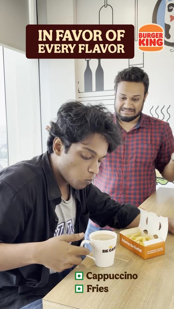 To dip or not to dip That is the dilemma. But not when you follow your taste BurgerKing