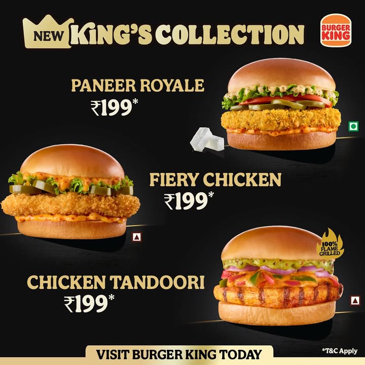Own the crown. Taste the Kingdulgence. Explore the range of Kings Collection today. BurgerKing KingsCollection