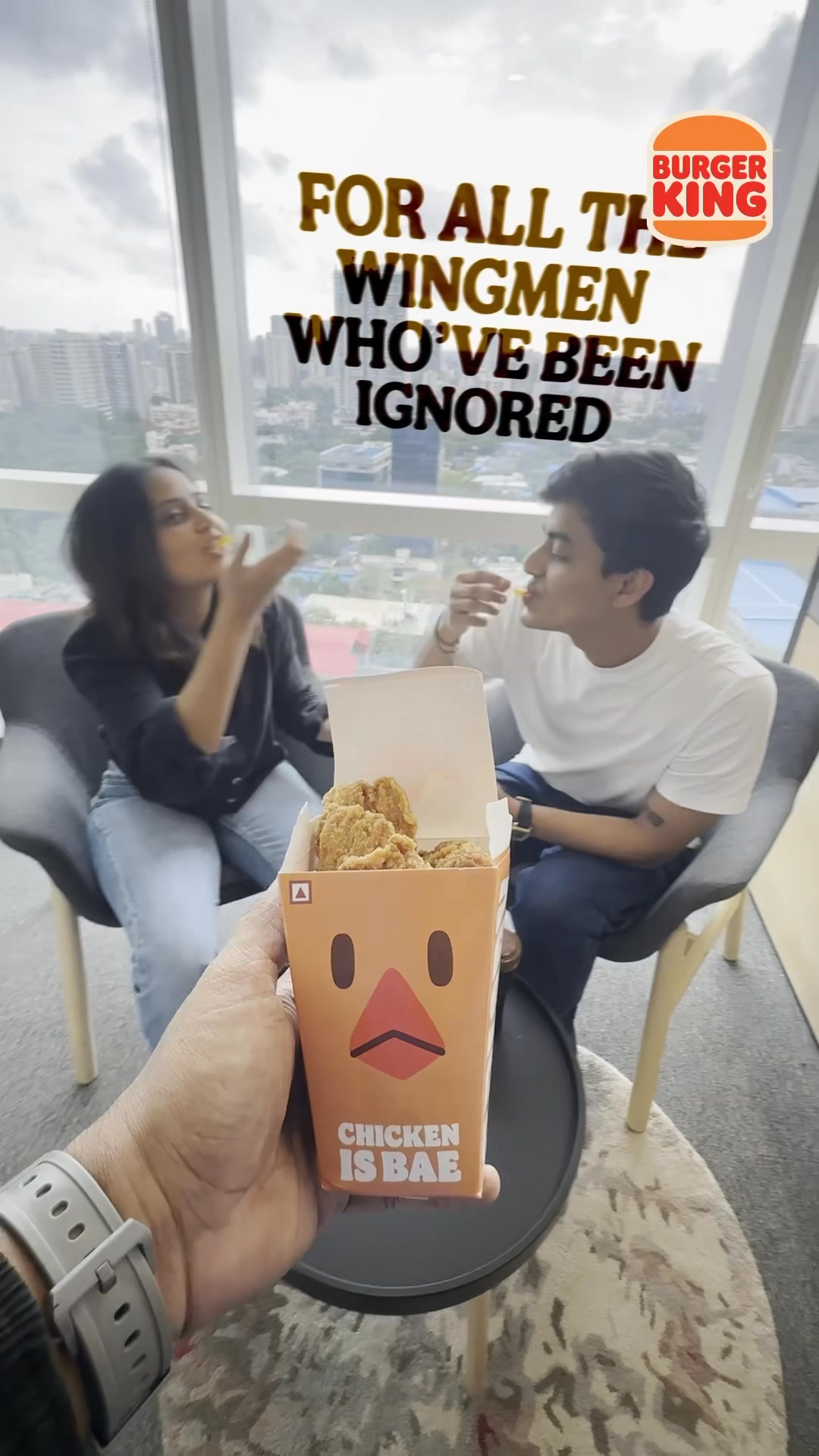 POV You wing it for everyone else. Now, wing it for yourself boneless style. BurgerKing