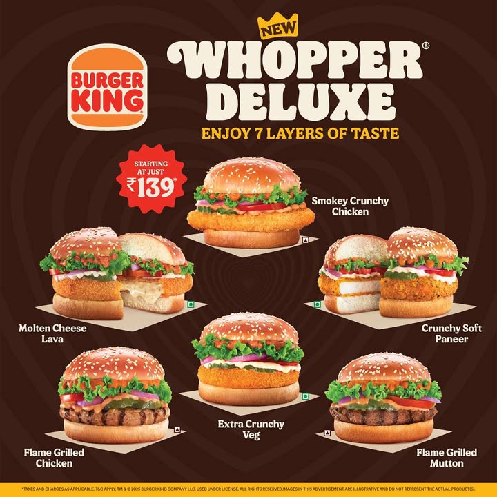 From fire to comfort to full blown meltdown. This isnt just a whopper range, its a flavour universe