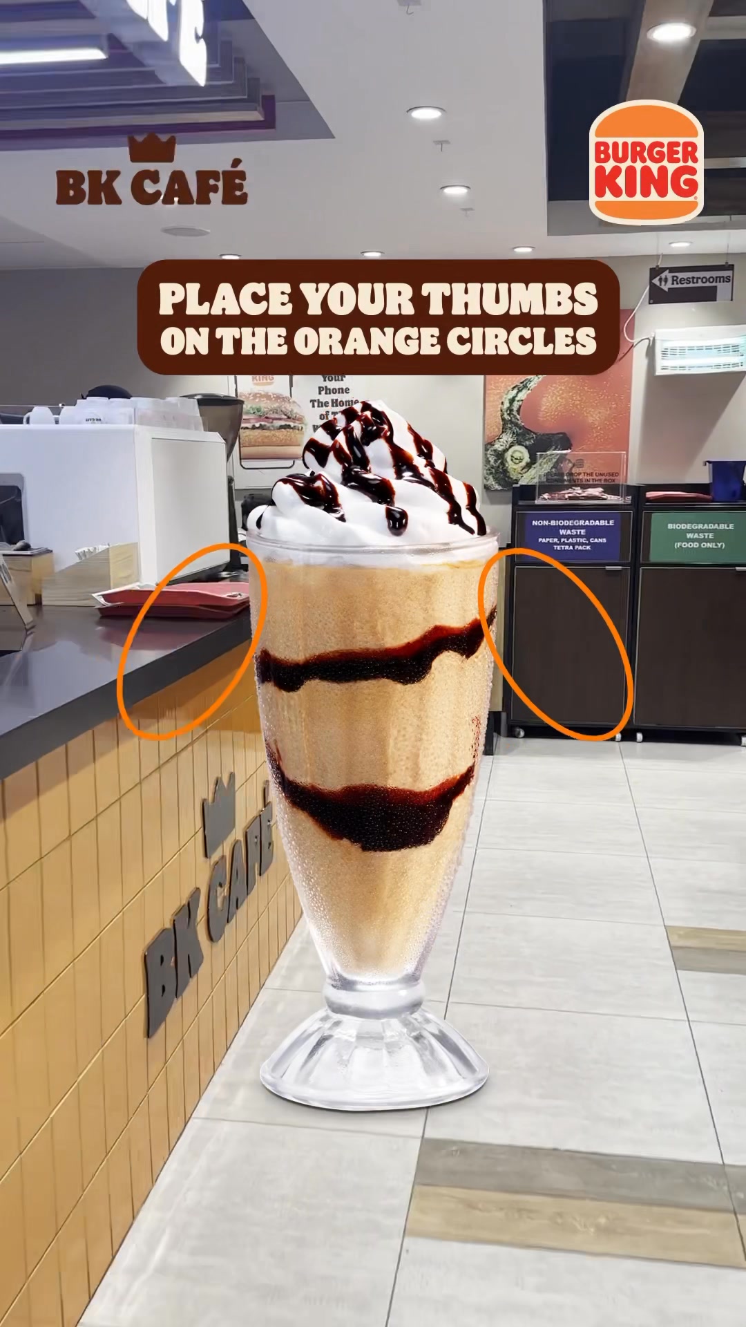 Loved the tour Now, grab your Mocha Frappe at a Burger King near you. BurgerKing