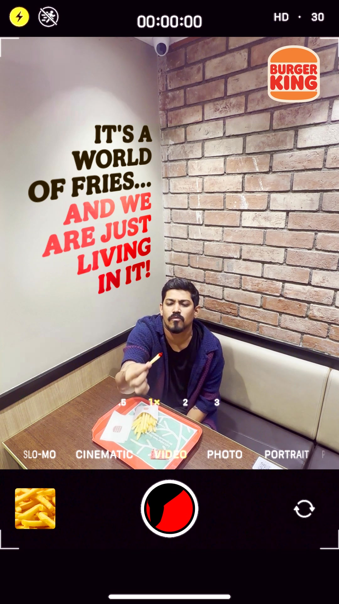 Keep your fry cams on. BurgerKing