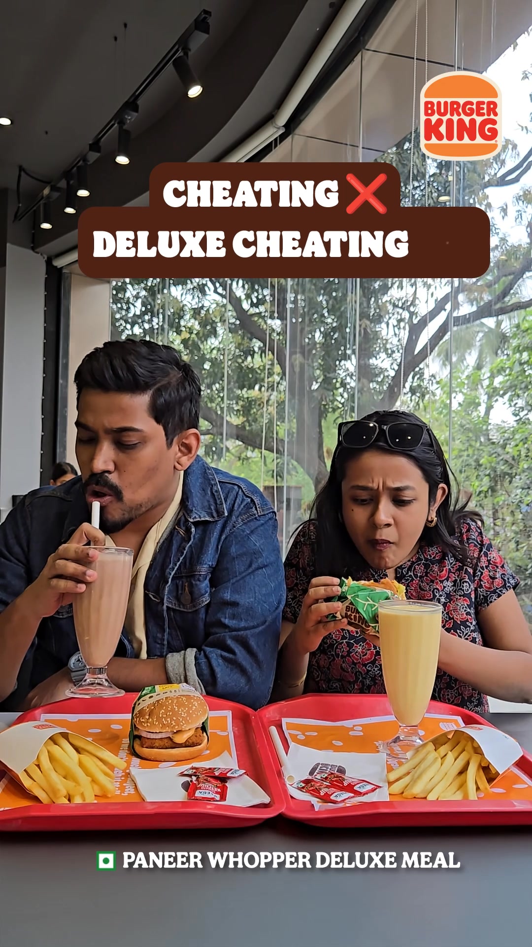 To those who can only see the EAT in cheating. BurgerKing