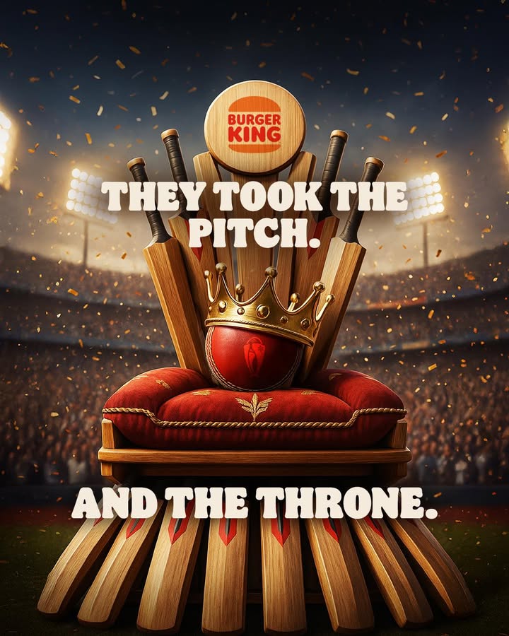 A royal feast for a royal victory BurgerKing ICCCricketWorldCup