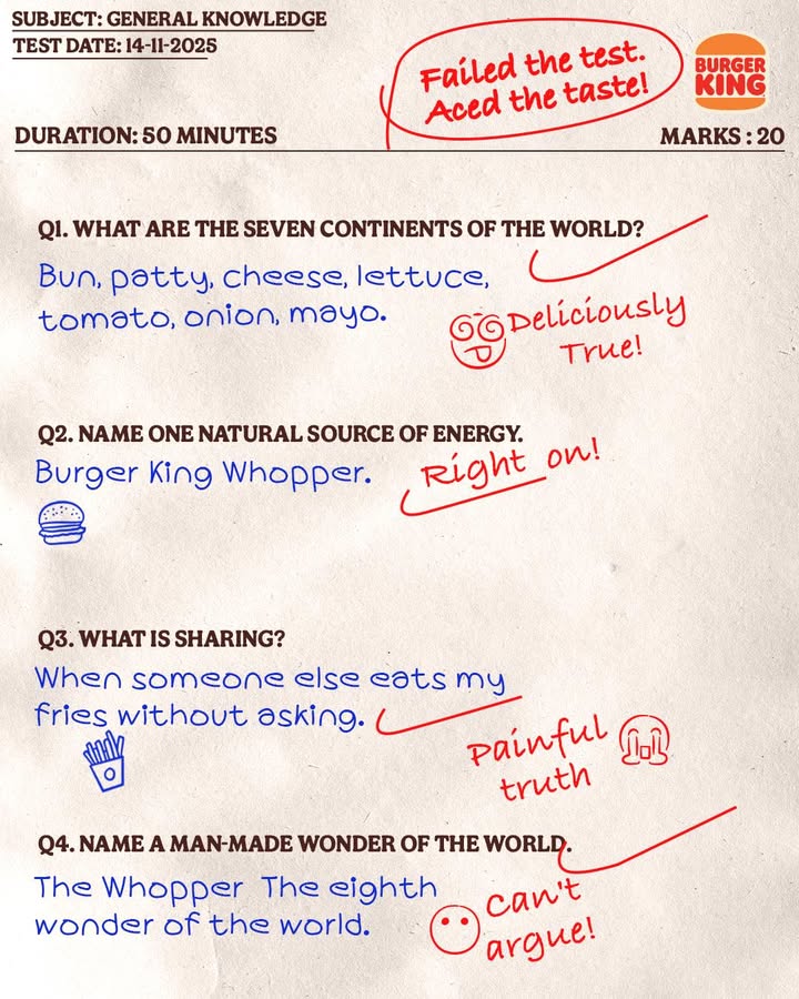 School said stay focused. We said stay hungry. Happy Childrens Day to every kid who had bigger burger dreams