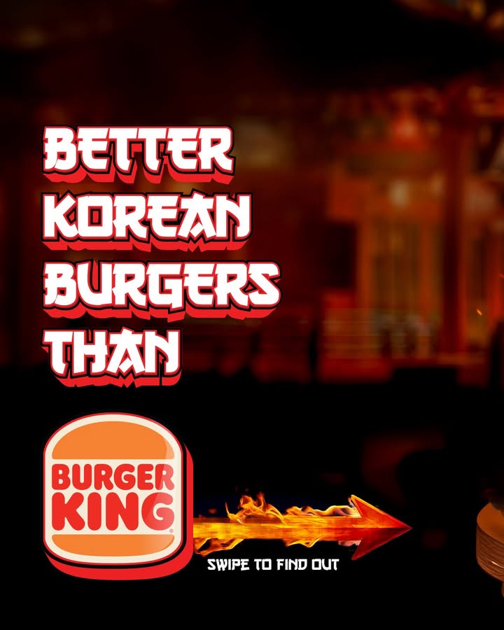 K heat so real, theres no room for any swipe Get your Korean favs at a Burger King Restaurant near you. BurgerKing