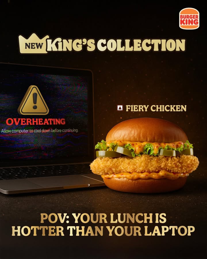 Power through deadlines with Fiery flavour. BurgerKing