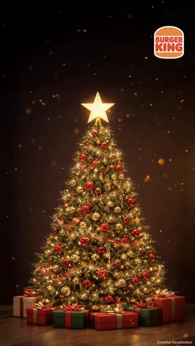 Some decorate with lights. We decorate with cravings. BurgerKing