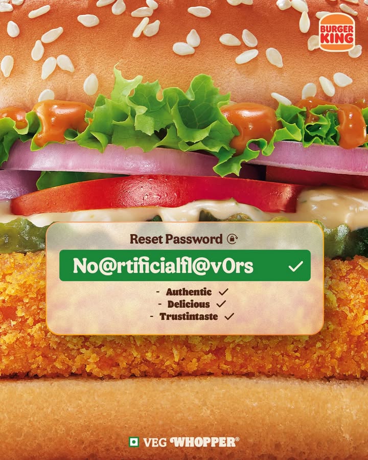 Artificial flavors Synthetic colors Ultimate enjoyment BurgerKing