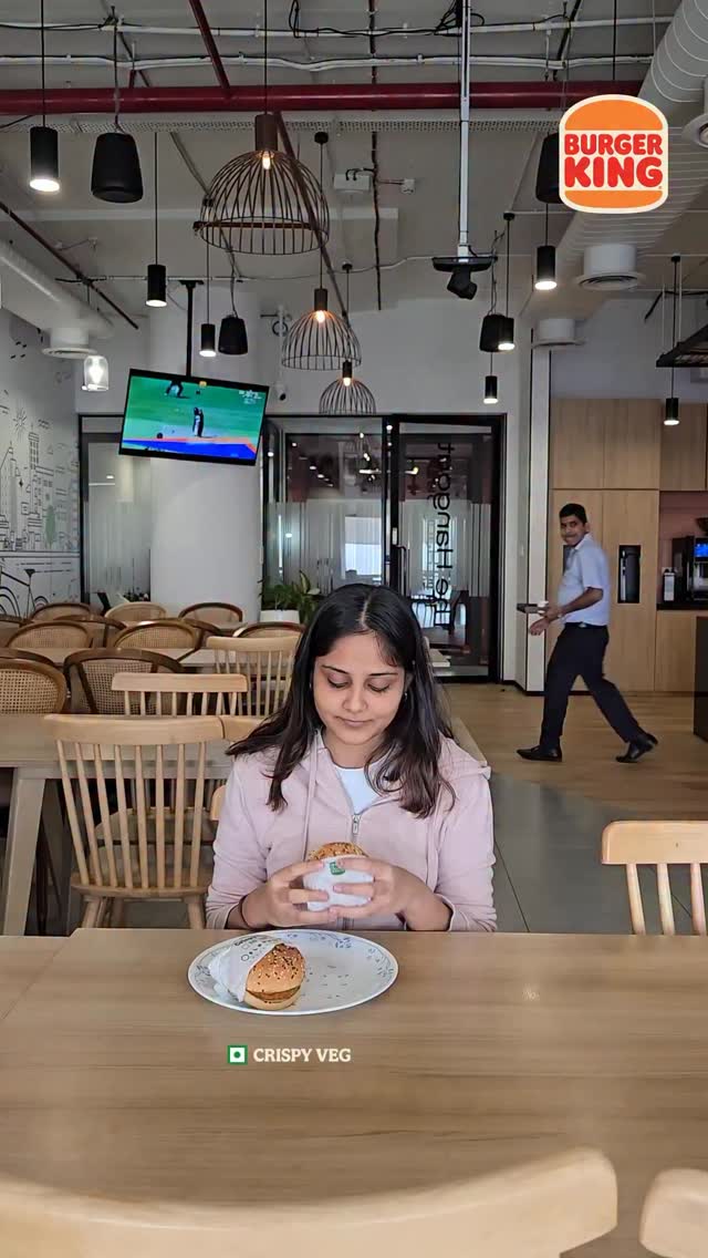 BRB, polishing our crispy sense BurgerKing