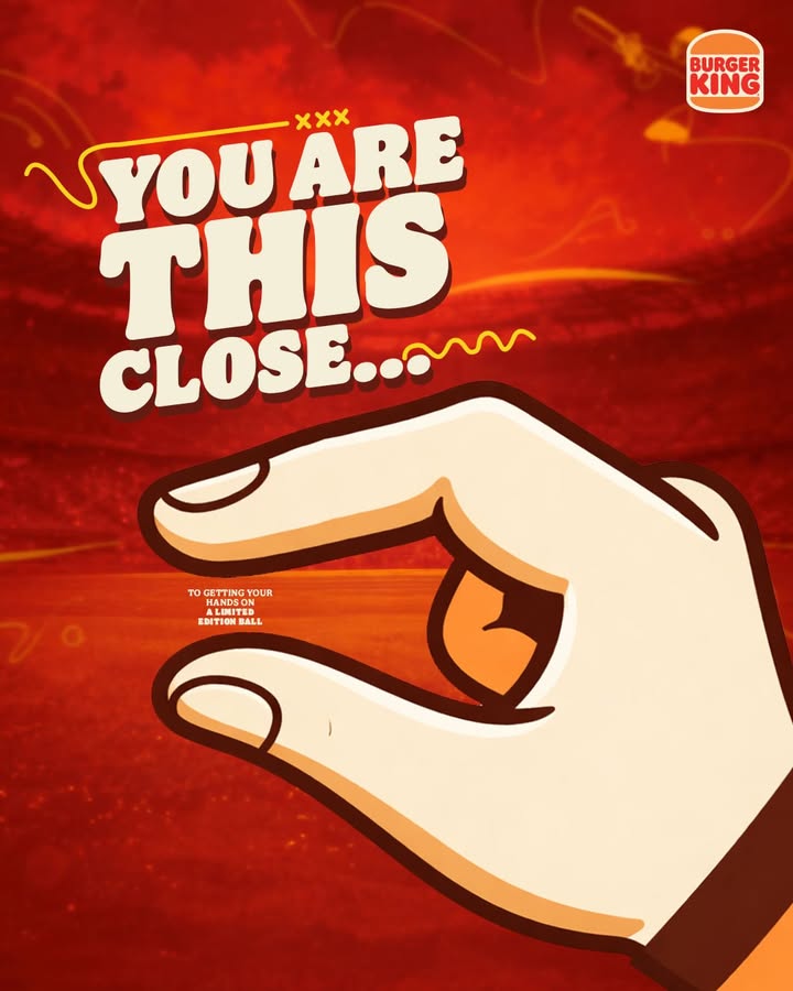 Feeling the thrill Grab a FREE limited edition ball with the World Cup combos. BurgerKing T20WorldCup