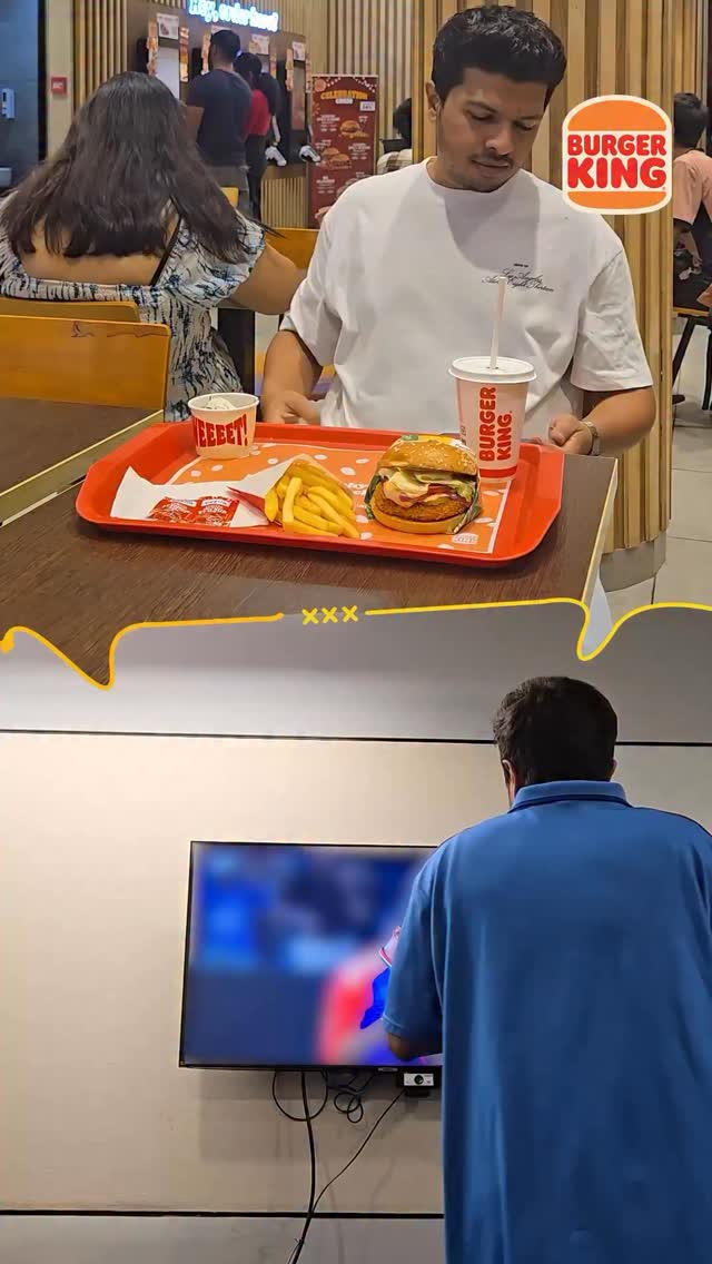 Now, get a tennis ball FREE on purchase of our World Cup combos. Get yours today. IndVsPak BurgerKing