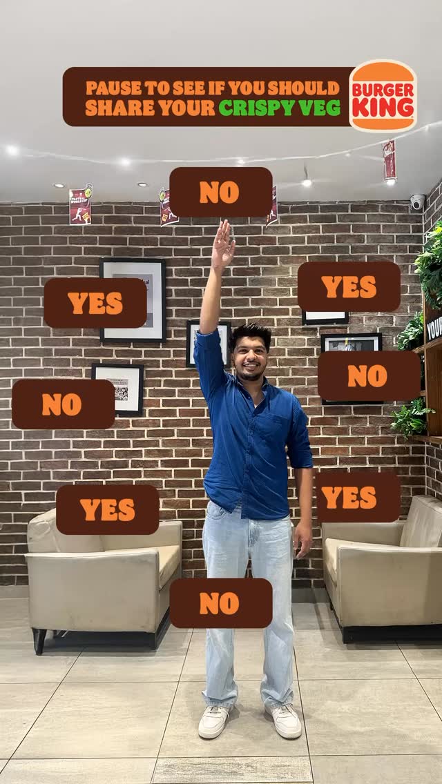 Cravings so intense, decisions were made at the speed of light. BurgerKing