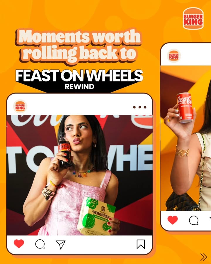 Safe to say, Feast on Wheels understood the assignment. BurgerKing