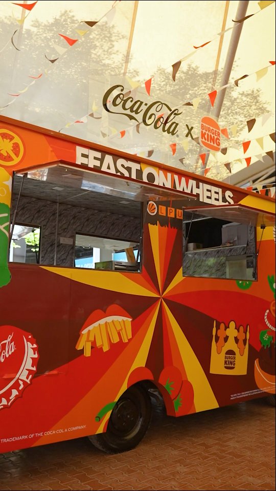 Good food, loud laughs everything in between Feast on Wheels took over LPU and heres a little glimpse BurgerKing Fea...