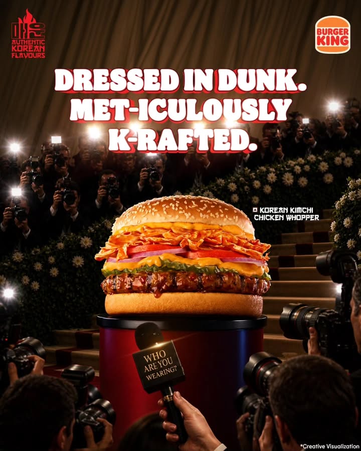 If its about art then were already on theme. BurgerKing MetGala