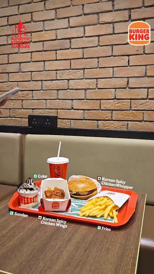 First date nerves have left the chat. BurgerKing AuthenticKoreanFlavours KoreanSpicyFestS2