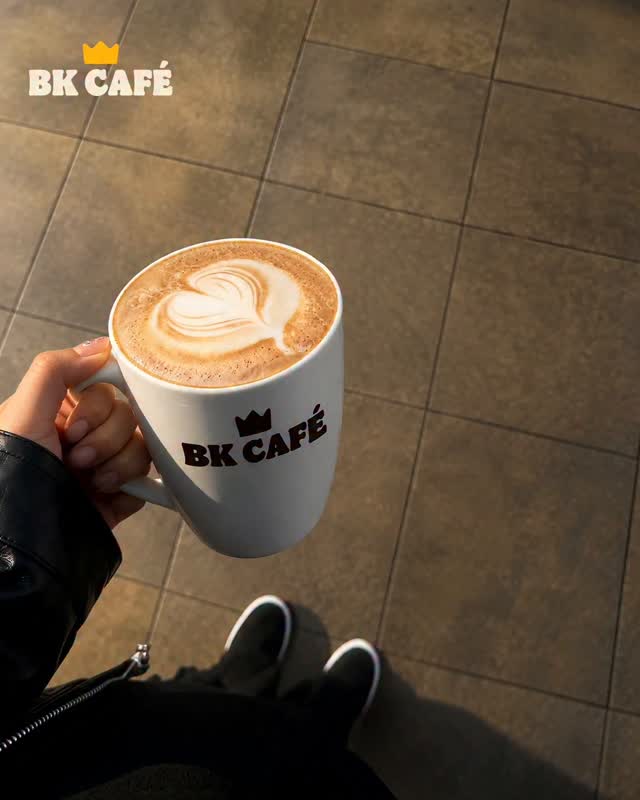 Turn up the volume on your grind with a Cappuccino. BurgerKing BKCafe