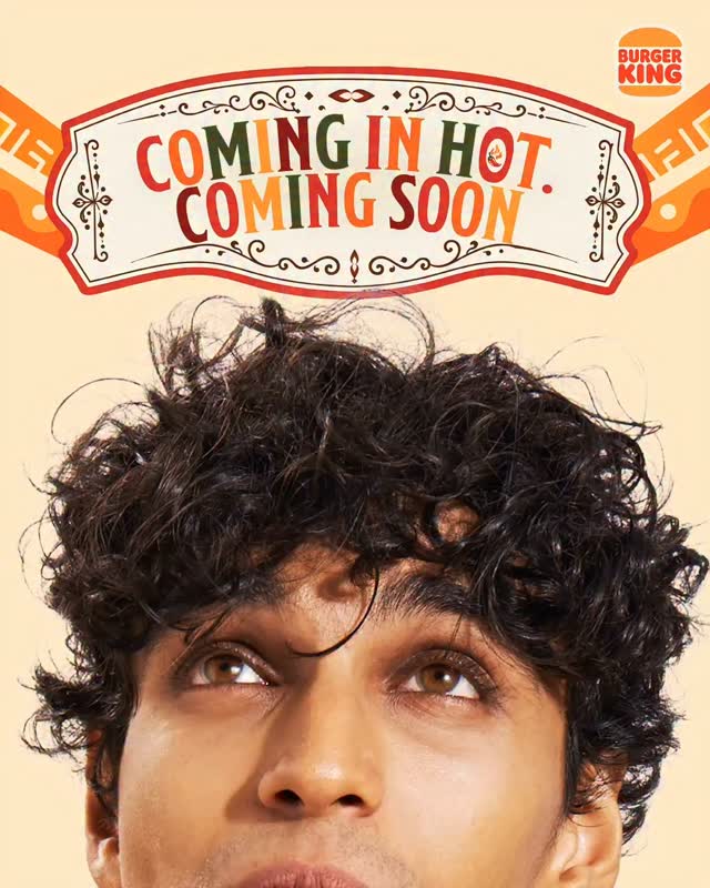 Presenting a sneak peek of the fiery flavour before it hits your plate. BurgerKing ComingSoon