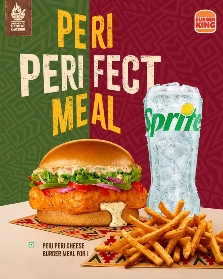 When one Peri Peri craving turns into the perfect meal. BurgerKing ComboMeal