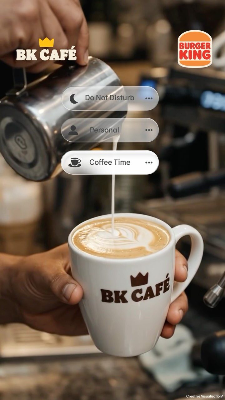 All you need today is a BK Cappuccino and a moment to yourself. BurgerKing BKCafe Cappuccino