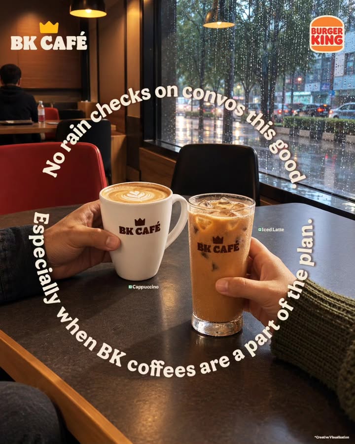 Brb, making memories over one more cup of coffee. BurgerKing BKCafe
