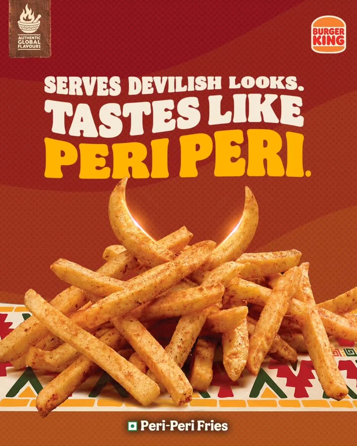 We like our fries hot, crispy and with a lot of Peri Peri. BurgerKing PeriPeriFest DunkedPeriPeri