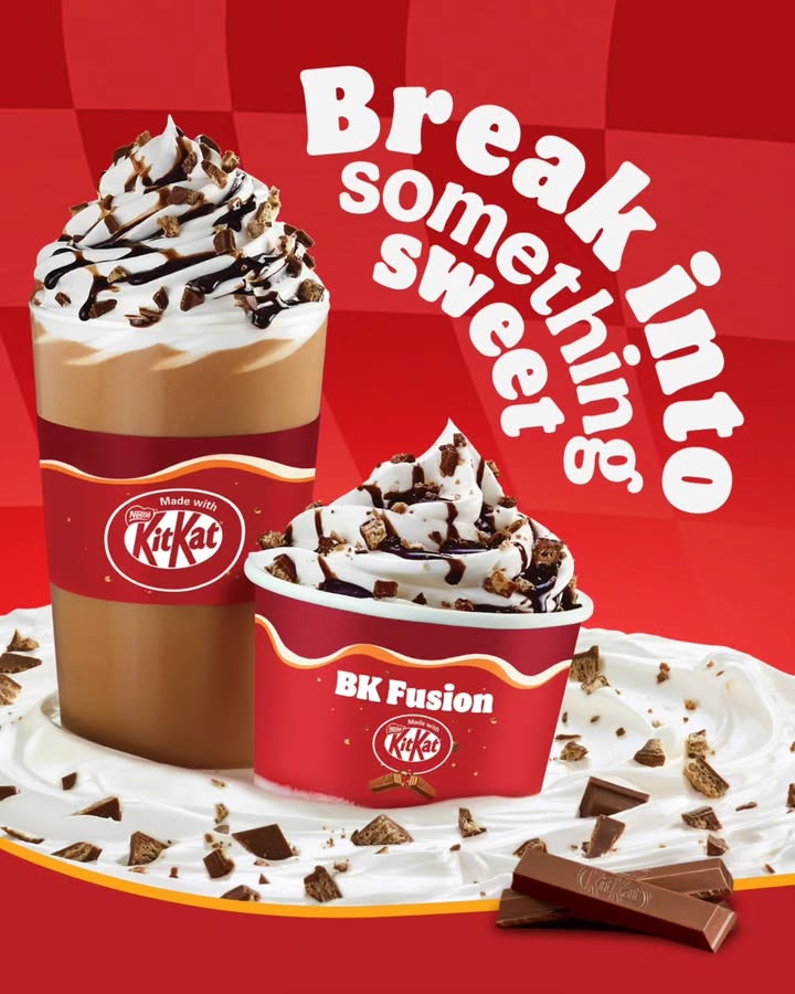 You re one step closer to calling it a break well spent. BurgerKIng Kitkat