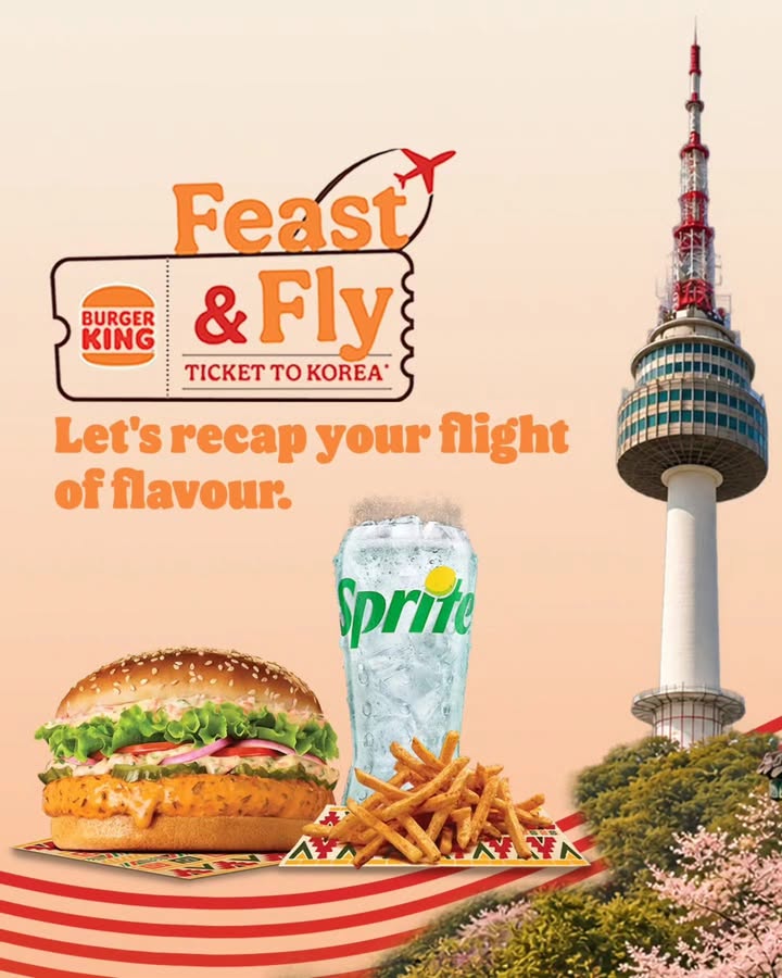 Three meals between you and your ticket to Korea