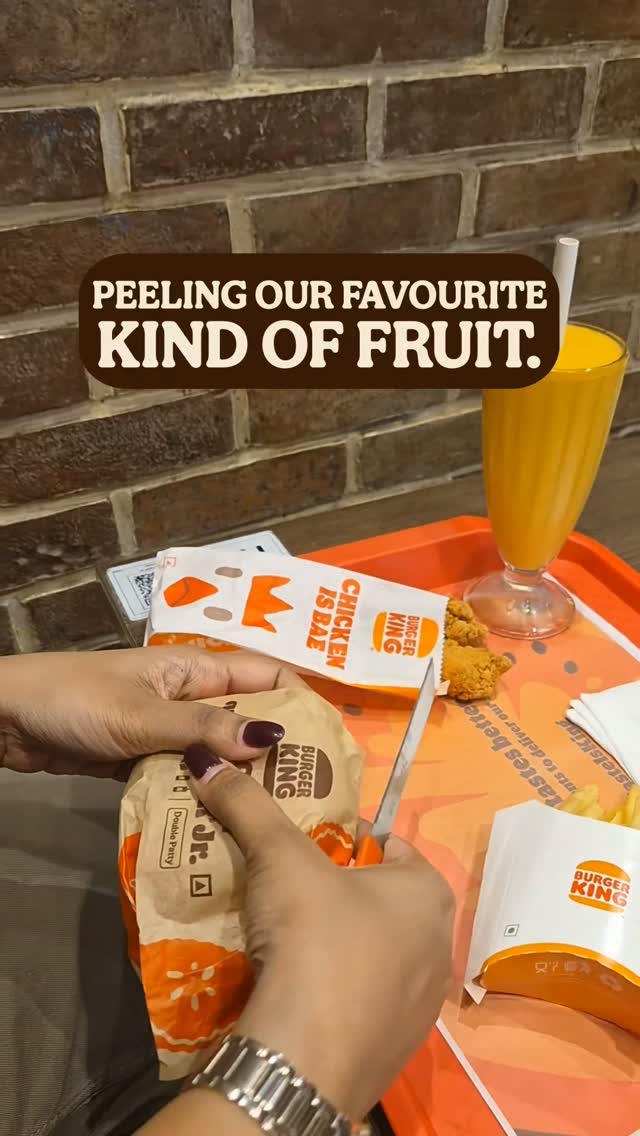 Peel. Bite. Repeat. Offer applicable only on the BK App. BurgerKing