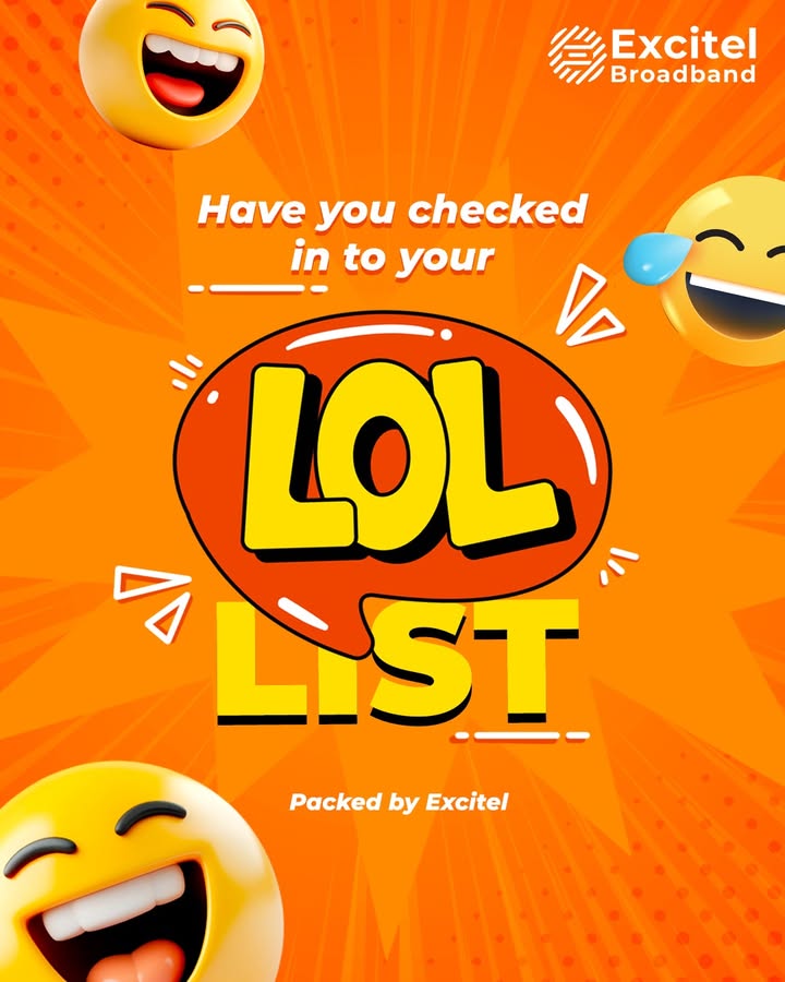 Laughter, snacks, and comedy dramas your perfect summer trio Happy World Laughter Day WorldLaughterDay excitelbroadband ComedyShow fastspeed otts Laughter, snacks, and comedy dramas your perfect summer trio Happy World Laughter Day WorldLaughterDay excitelbroa...